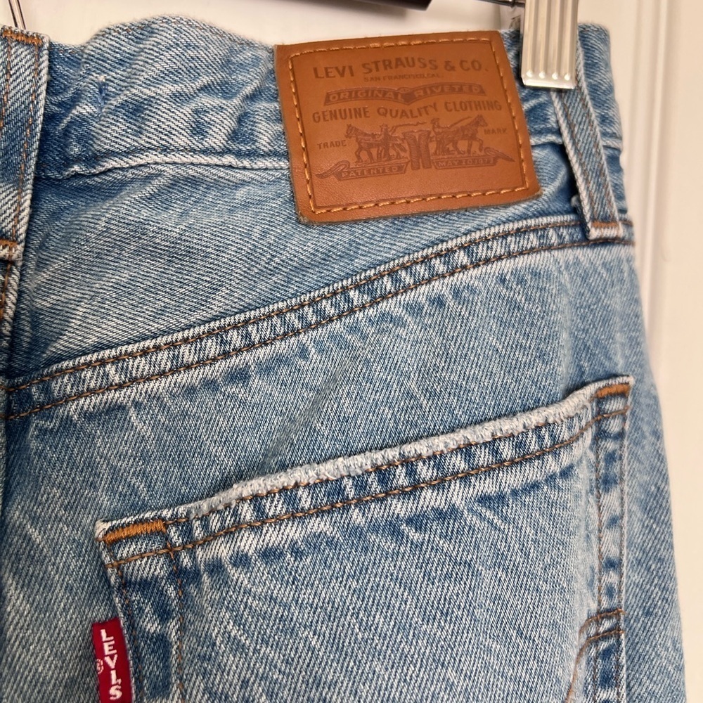 Levi’s Blue Distressed baggy dad Jeans size 25 - Picture 9 of 13